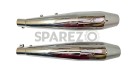 Royal Enfield Interceptor 650cc S S Red Rooster Exhaust Muffler Silencer - SPAREZO